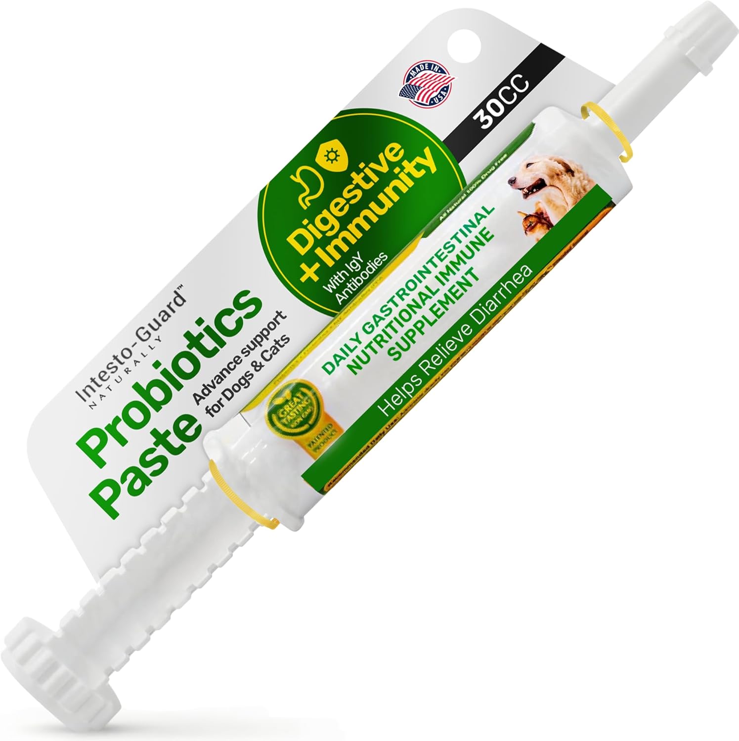 All-Natural Probiotic Pet Supplement for Dogs & Cats Health