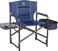 Lightweight Camping Portable Director's Chair with Cooler Bag