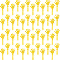 100 Pcs Sunburst Yellow Hand Clappers 7.5 in Noisemakers - Party Pack