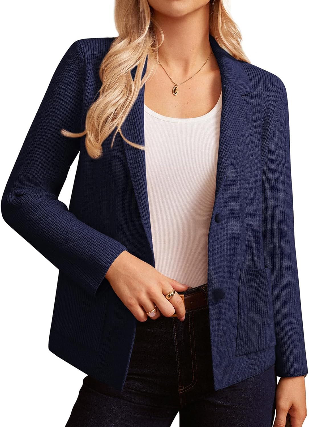 GRACE KARIN Sweater Blazers for Women Business Casual Style