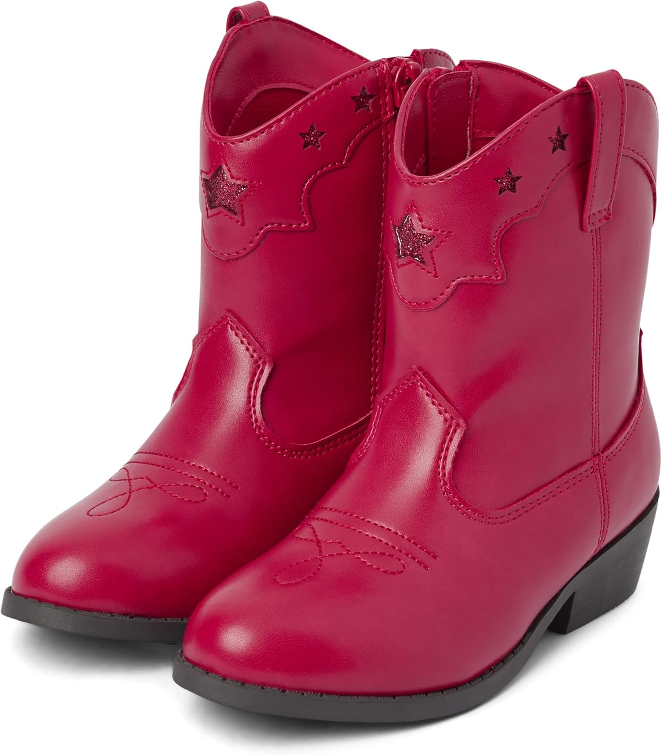 Toddler Cowgirl Boots with Adorable Embroidered Stars