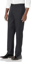 Men's Classic-Fit Expandable-Waist Flat-Front Dress Pant (Style HX5L)