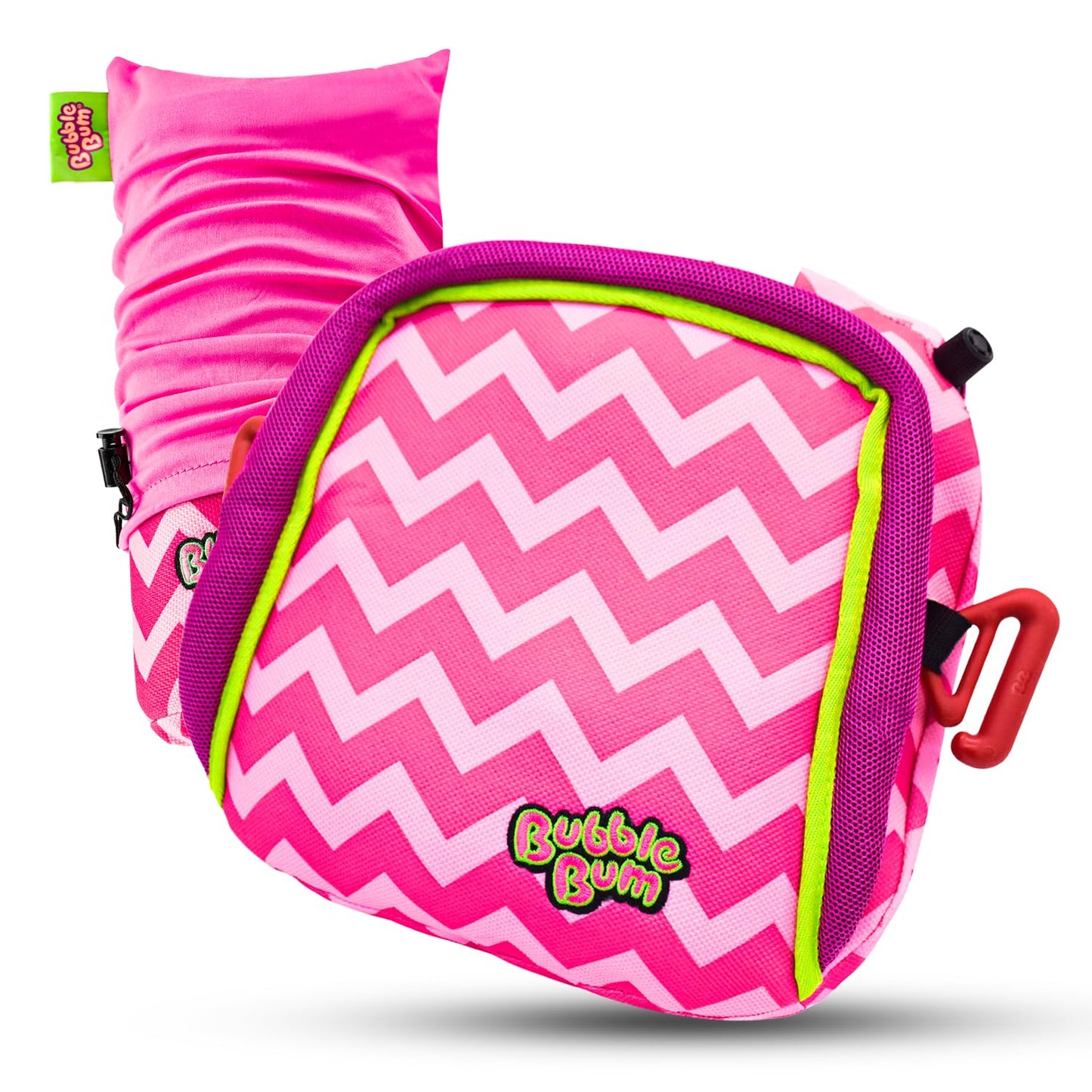 Portable Pink Booster Seat 40-100 lbs Kids 4-10 Yrs