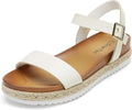 DREAM PAIRS Womens Open Toe Ankle Strap Flatform Wedge Sandals