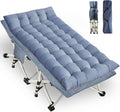 32 Inches Wide XXL Camping Cot with Mattress - Oversize Folding Cot