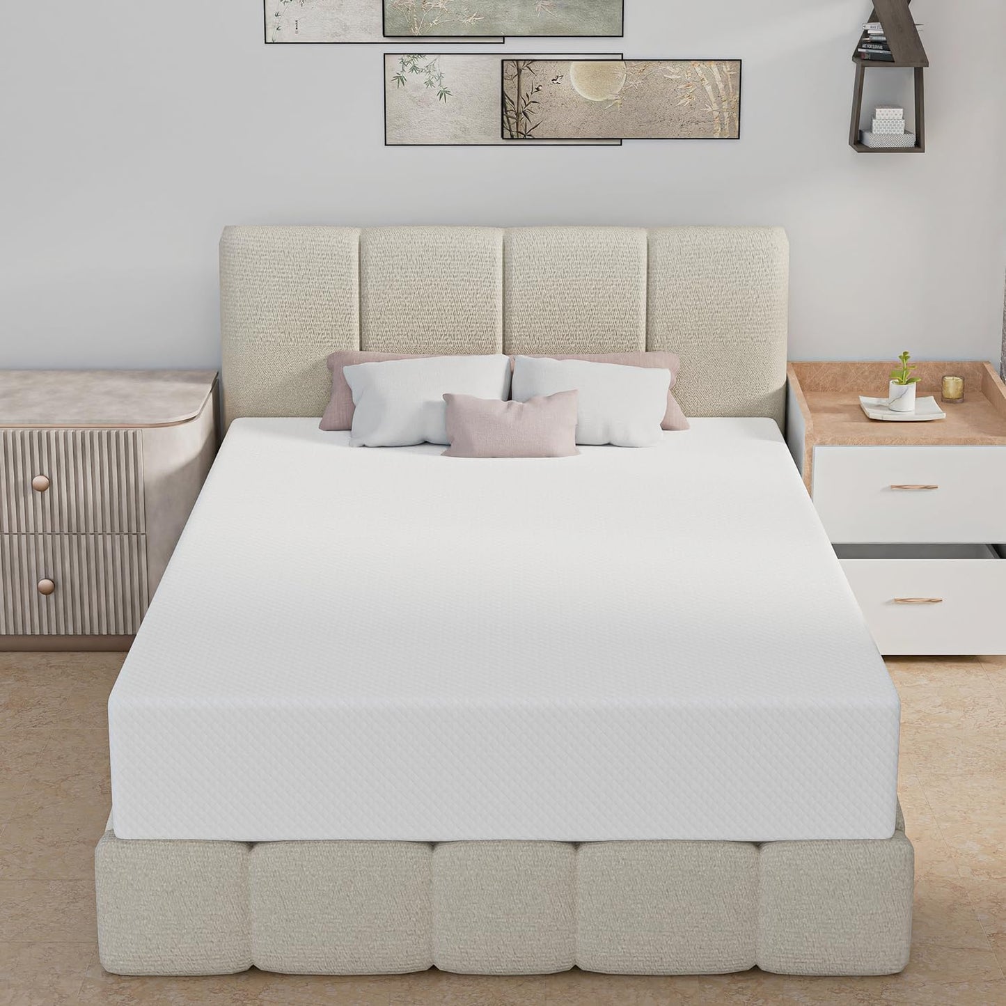 10 Inch Full Size Mattress with Cooling Gel Memory Foam Comfort