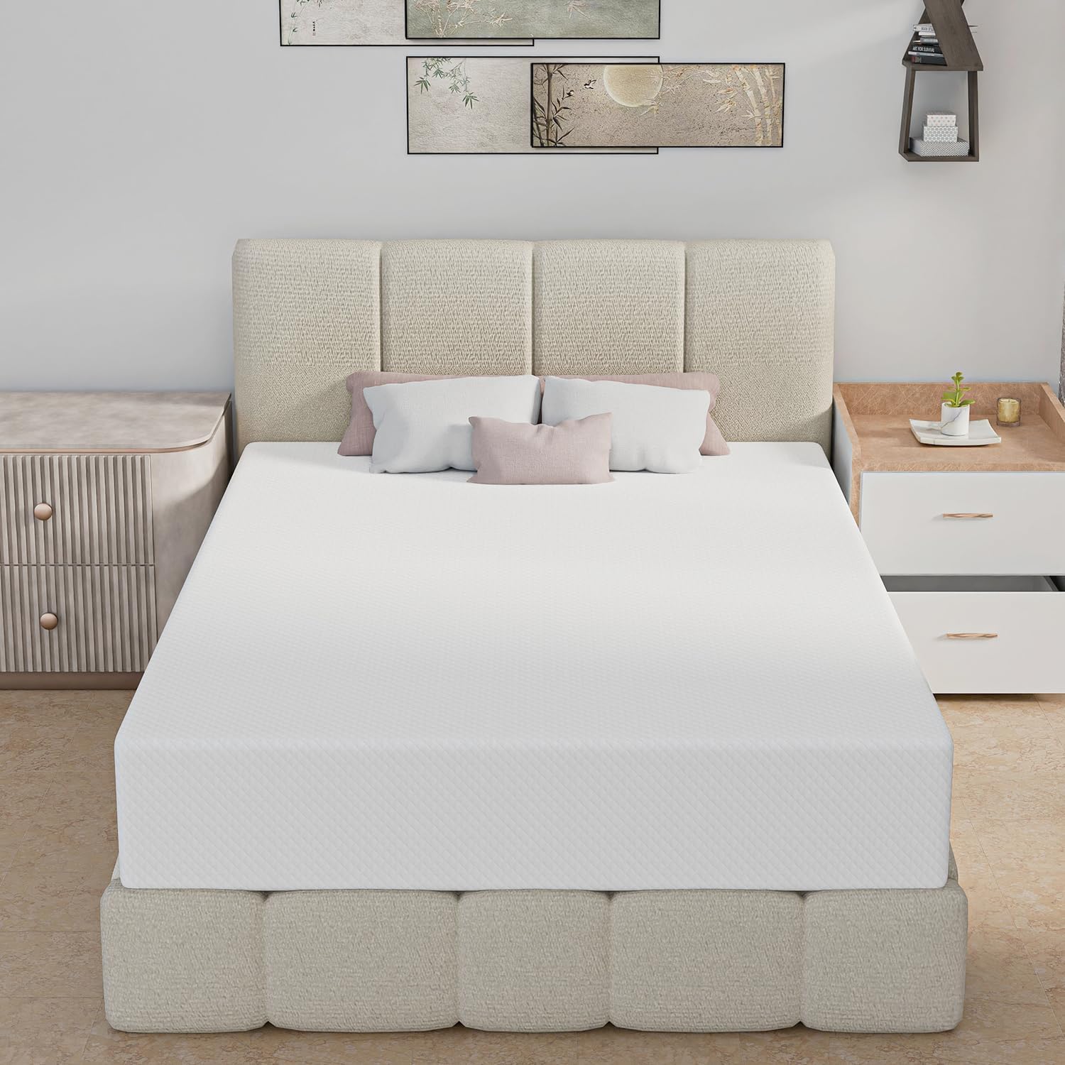 10 Inch Full Size Mattress with Cooling Gel Memory Foam Comfort