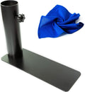Flagpole Tire Mount 2.5 in - Portable Base Stand for Car and Camping