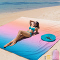 Beach Blanket Waterproof Sandproof Extra Large Beach Mat 120in x 108in