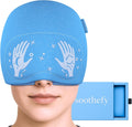 Migraine Relief Cap with Slide-Up Eye Mask - Hot & Cold Therapy