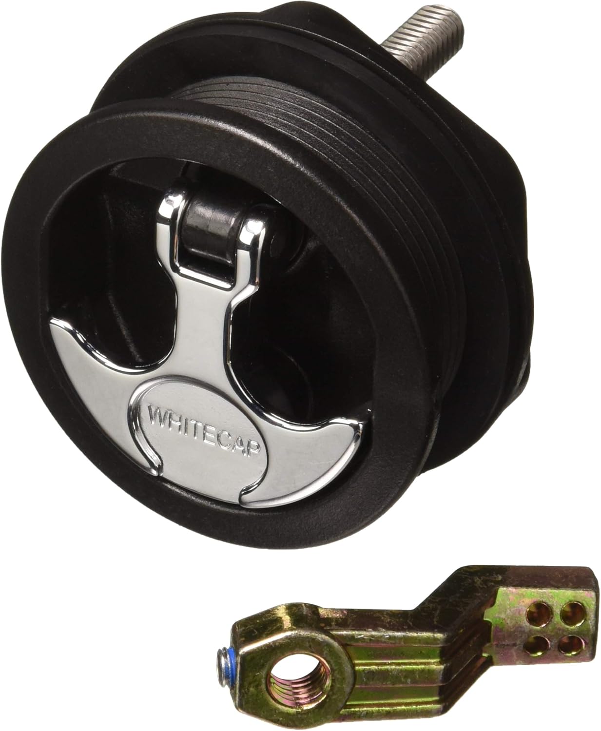 Whitecap S-0230BC T-Handle Latch - Non-Locking Black Design