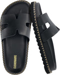CUSHIONAIRE Crisp Womens Slide Sandal - Memory Foam Comfort Sandals