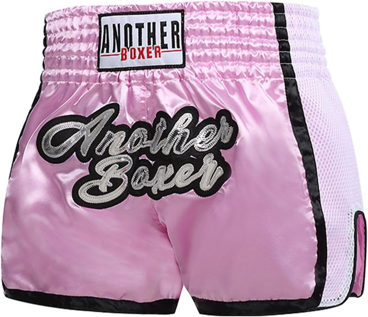 Metallic Embroidered Kickboxing Shorts for Kids by Loodgao