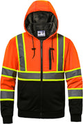 High visibility Hoodie for Men Class 3 Hi Vis Hoodie - Warm
