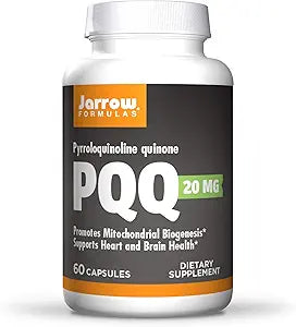 Jarrow Formulas PQQ 20 mg Capsules for Heart and Brain Health