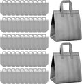 Insulated Take Out Bags Bulk 200 Pack - Gray Value Pack for Delivery