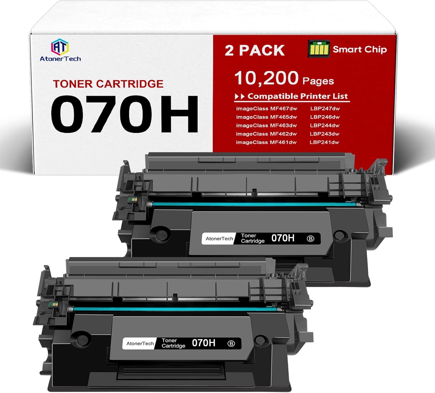High Yield 070H Black Toner Cartridge Replacement for Canon Printers