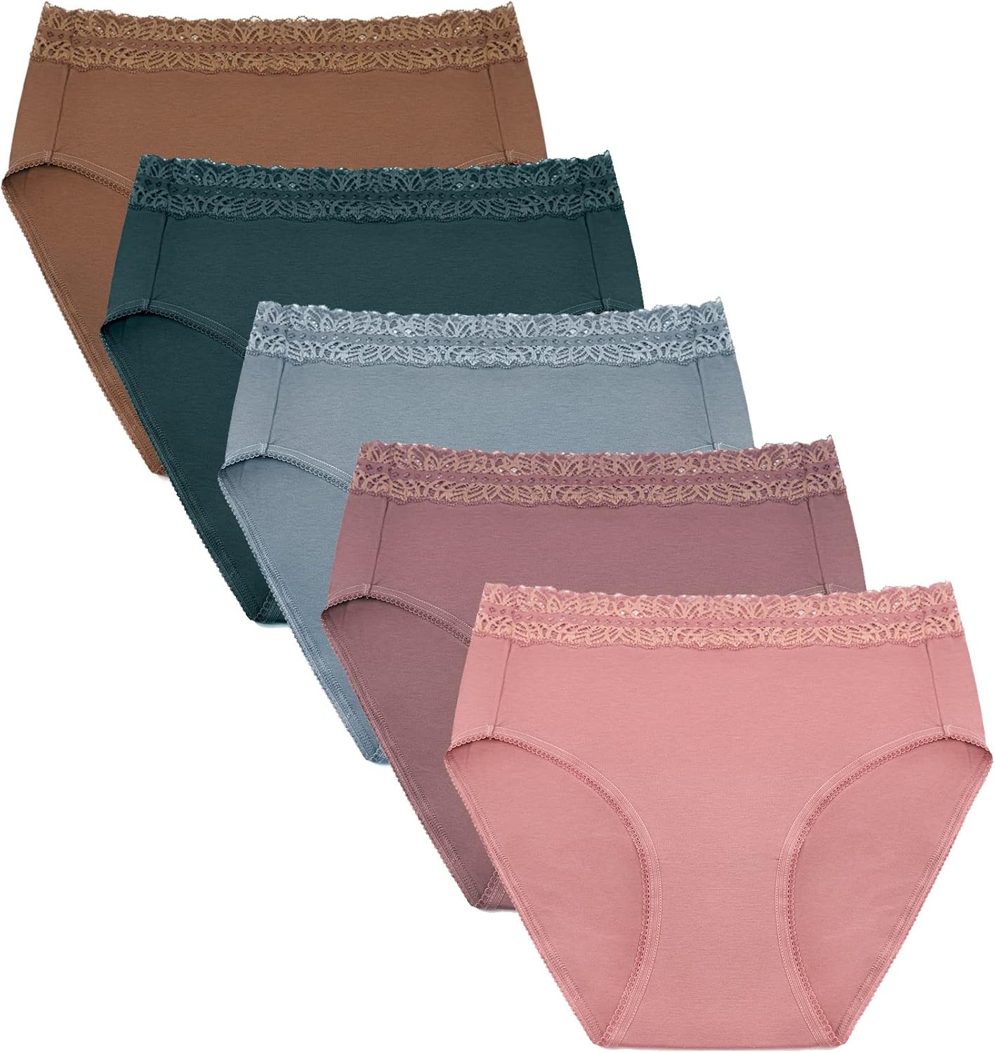 High Waist Maternity Underwear for Women - 5 Pack Essentials