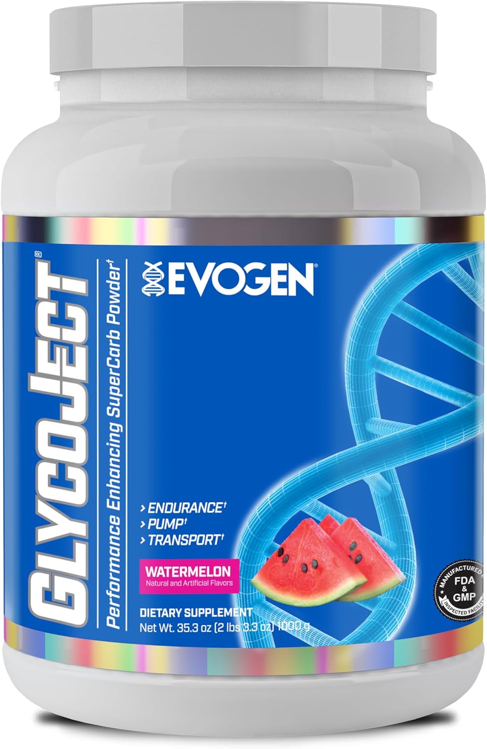 Evogen GlycoJect Super Carb Powder for Endurance and Recovery