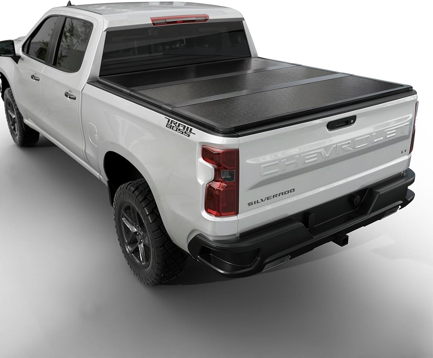 Hard Folding Truck Bed Tonneau Cover for 2019-2026 Silverado