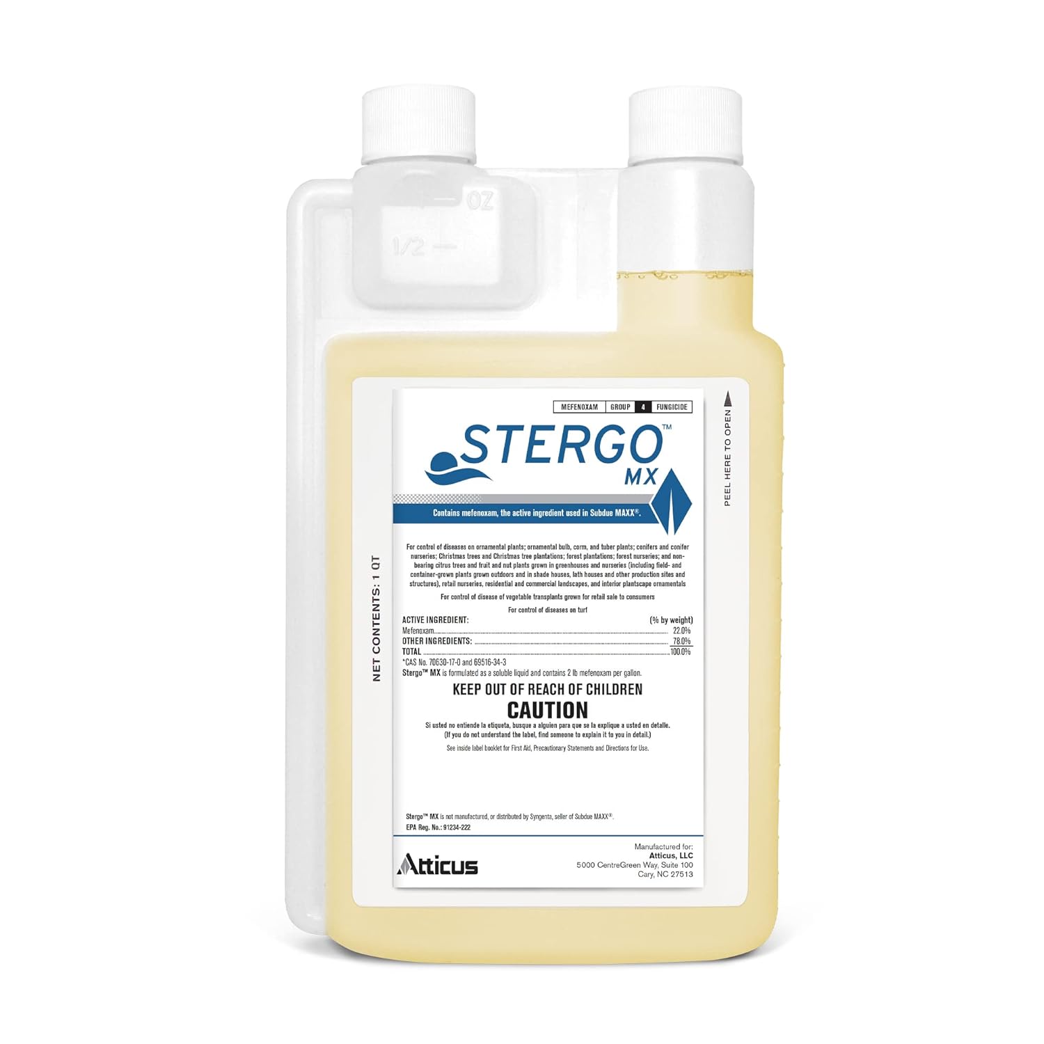 Atticus Stergo MX Mefenoxam Fungicide for Superior Fungus Control