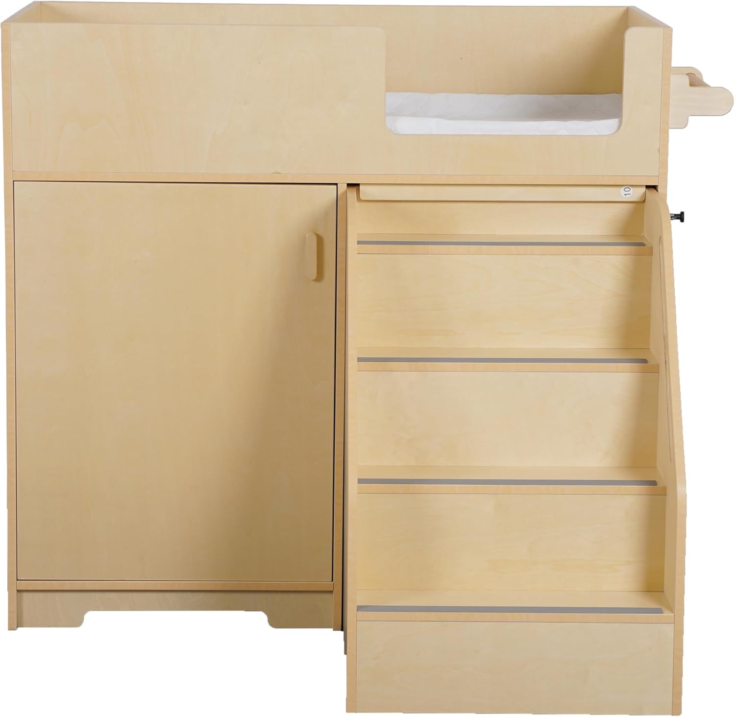 Portable Baby Changing Table Dresser with Stairs on Wheels