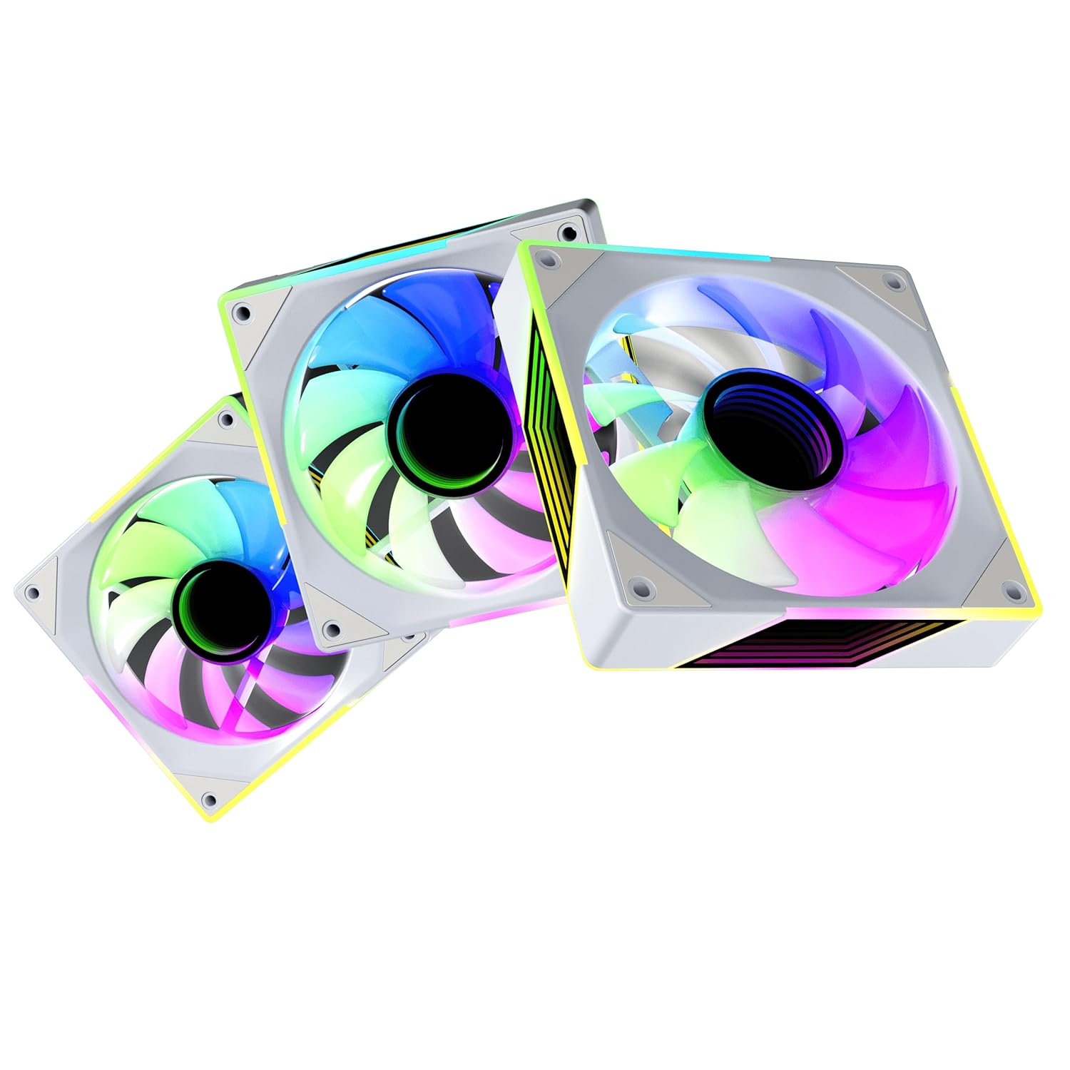 120mm RGB Case Fan with Infinity Mirror Design for Stunning Aesthetics
