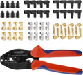 Ratchet Spark Plug Wire Crimping Tool Kit - 24PCS Terminals & Boots