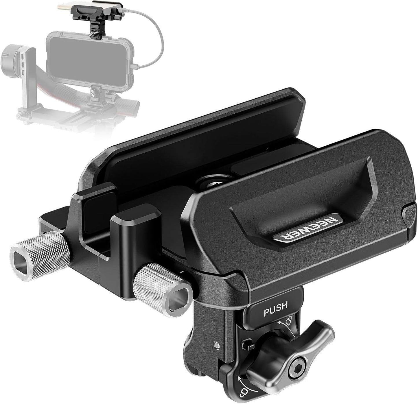 NEEWER SSD Holder Quick Release Bracket Mount for Phone Cages