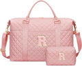 Personalized Initial Travel Duffle Bag for Teen Girls and Women