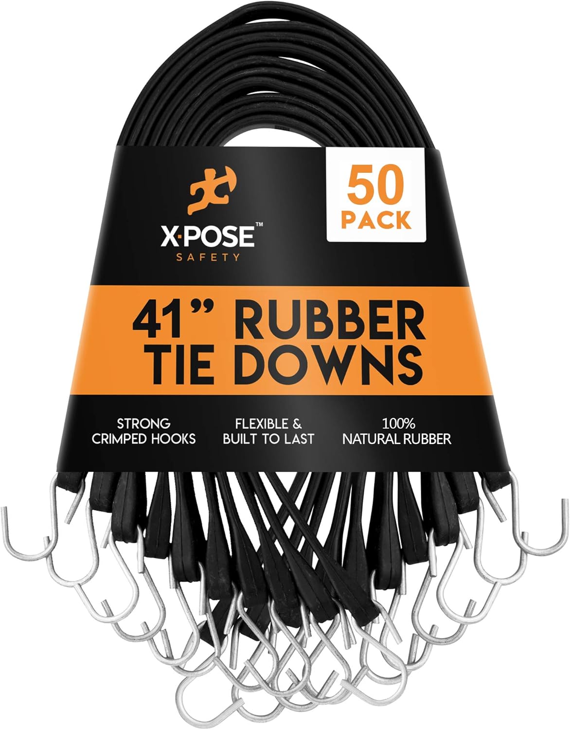 Heavy-Duty Rubber Bungee Cords with Hooks for All Your Needs