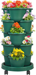 VECELO 5 Tier Vertical Garden Planter - Space Saving Self-Watering