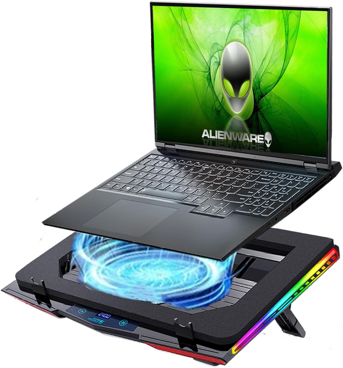 Dell Alienware Gaming Laptop Cooling Pad - Turbo Fan Fast Cooling