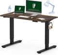 One-Piece Electric Standing Desk 48 x 30 in - Quiet Memory Lift