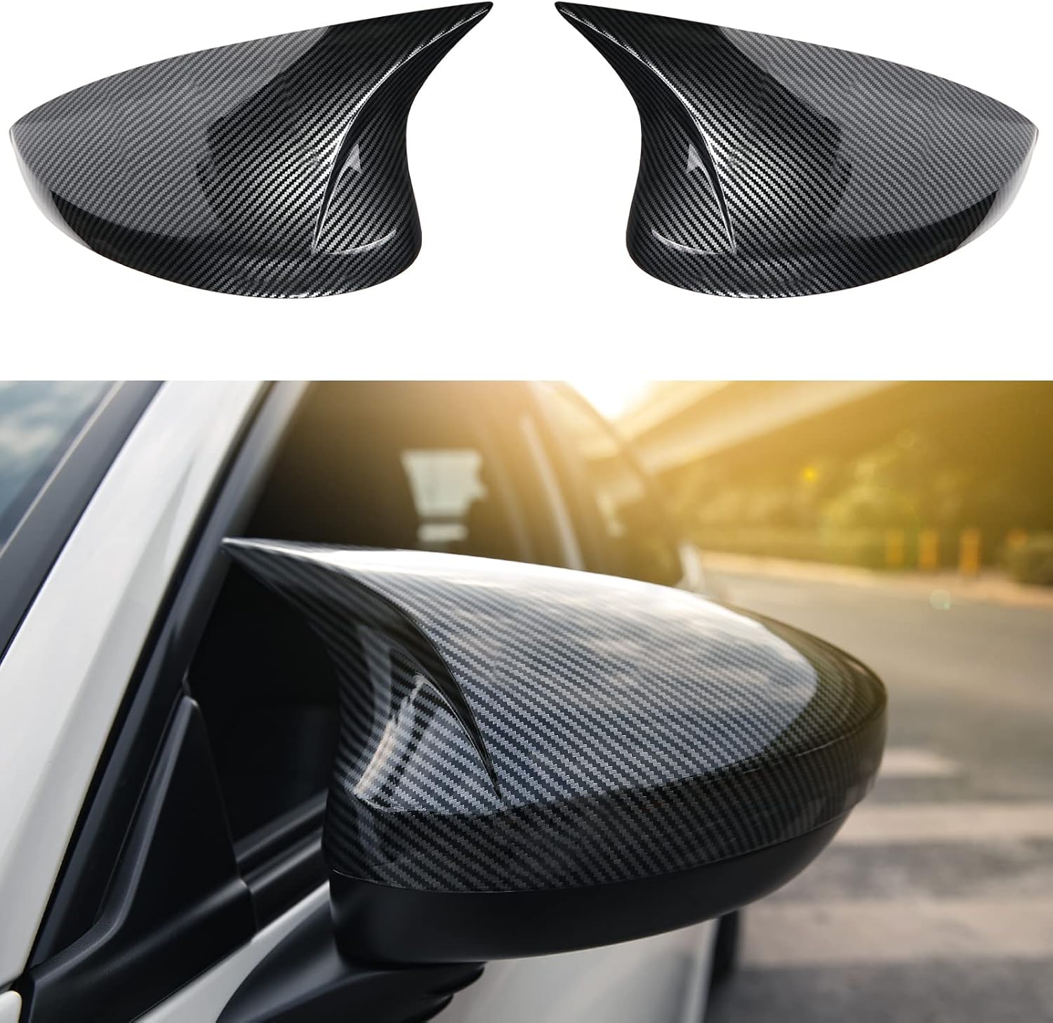 CKE Sport Door Side Mirror Cover for Honda Civic 2022-2025