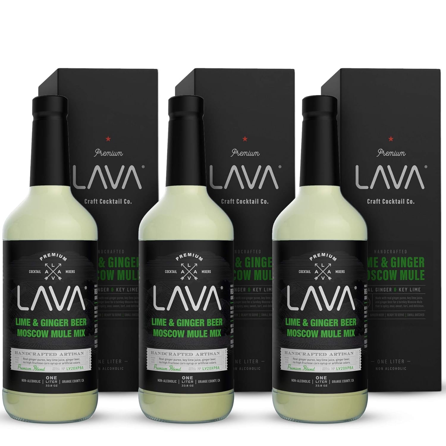 LAVA Premium Spicy Moscow Mule Mix - Perfect for Cocktails