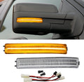 Side Mirror Turn Signal Lights for F150 2009-2014 Clear Lens Yellow