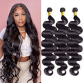 Human Hair Bundles Body Wave 28 30 32 in 3 Bundles - Natural Black