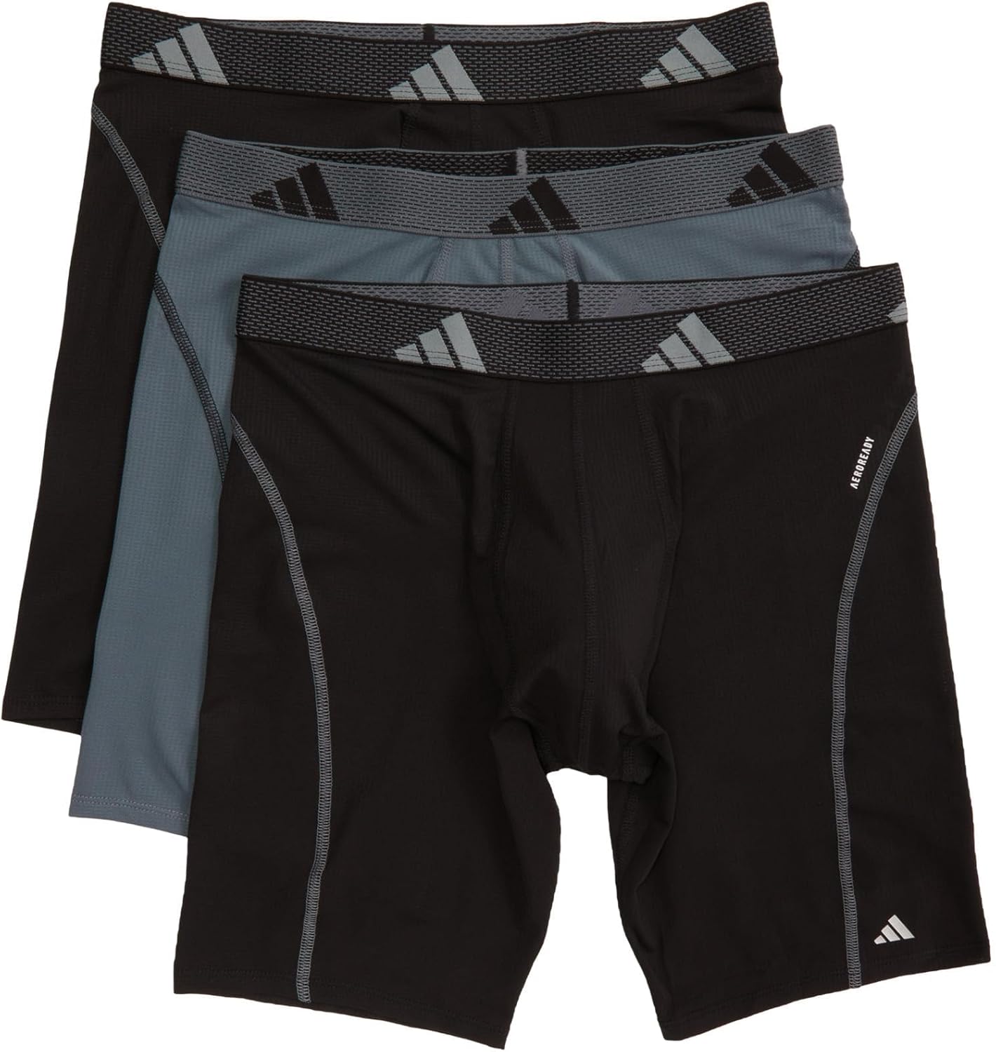 adidas Men's Performance Mesh Long Boxer Briefs for Comfort