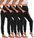 3/4 Pack Women's Maternity Leggings Over The Belly High Waisted Yoga