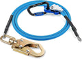TRSMIMA Steel Wire Core Flipline - 10ft Fall Protection Lanyard