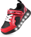 Toddler Boys Girls LED Light Up Mesh Sneakers - Breathable Comfort