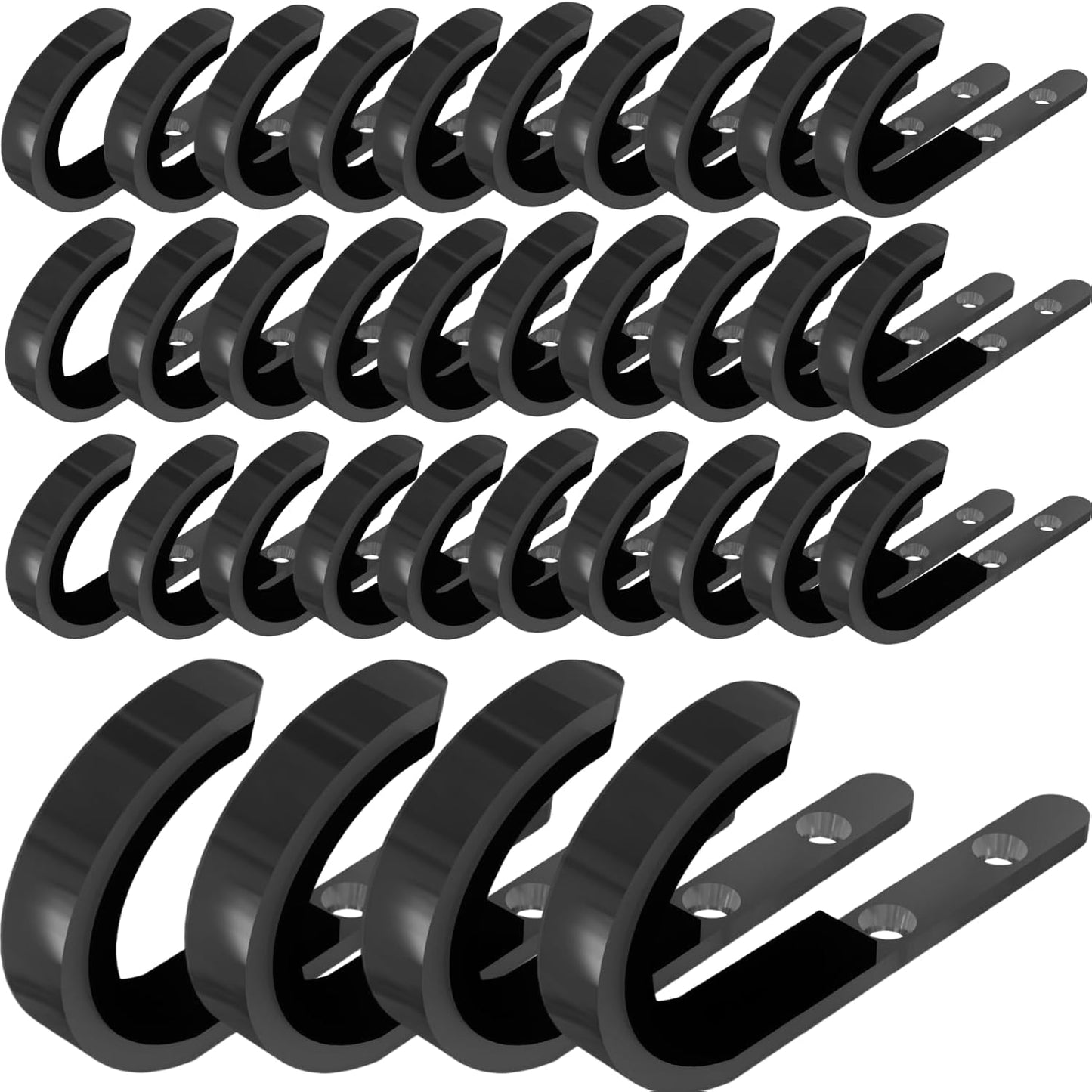 Metal Gun Rack Storage for Rifles and Shotguns with Hooks