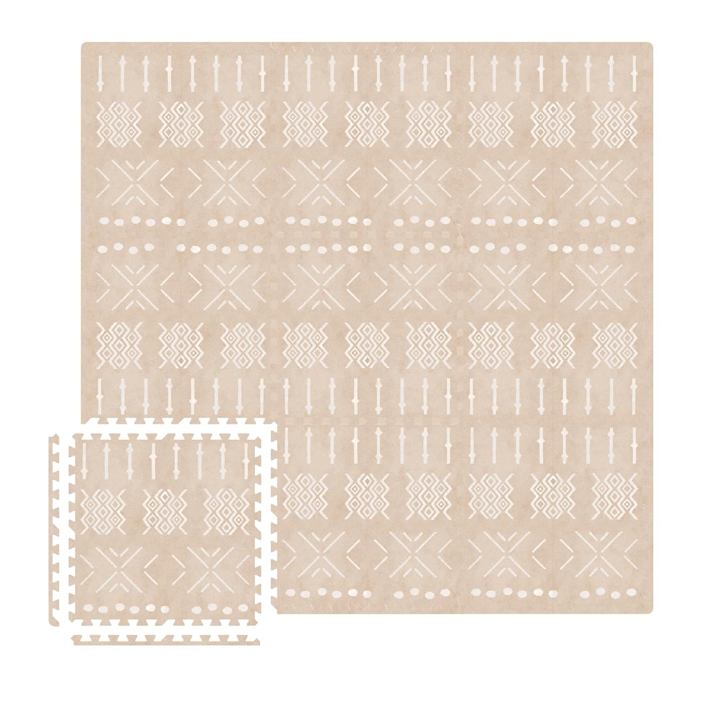 MOON WALKERS Stylish Boho Baby Play Mats for Safe Playtime