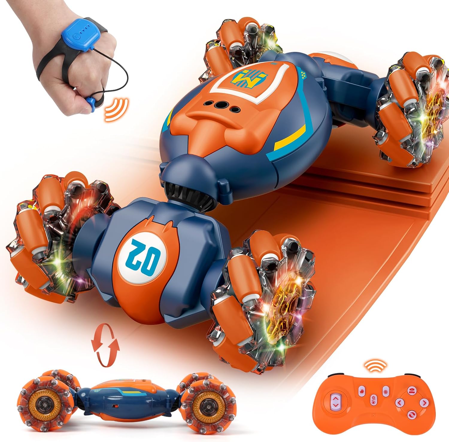 Gesture Sensing RC Stunt Car - Ultimate Fun for Kids Age 6-12