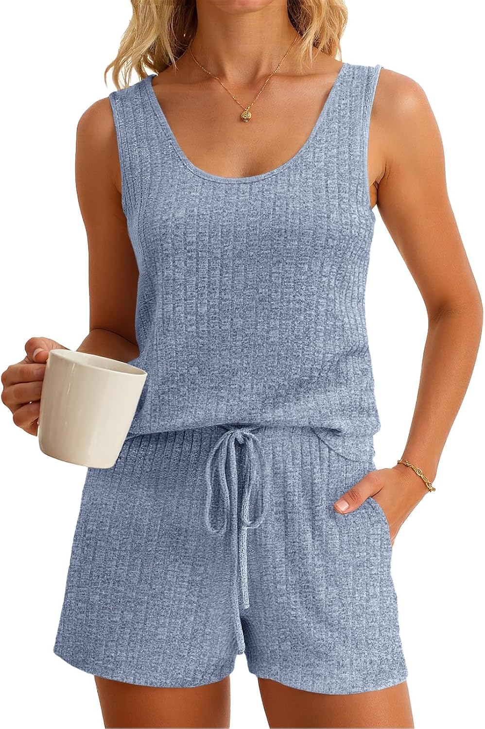 Imily Bela Womens Pajama Sets for Summer Sleepwear and Lounge