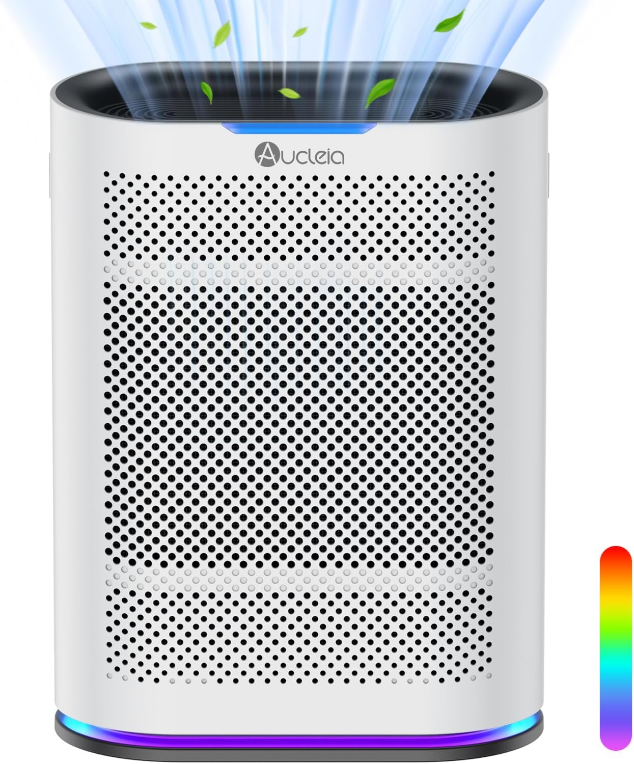 Aucleia 7-in-1 Air Purifier: Cleanse 2,100 Ft Space with Aroma, H13 Filter, & Light