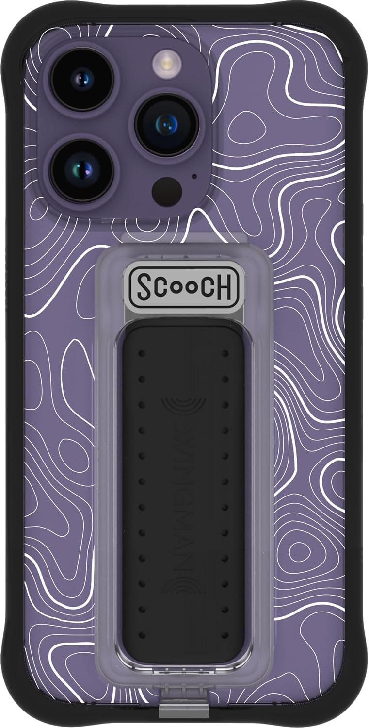 Scooch iPhone 14 Pro Case with Stand and 10-Foot Drop Protection