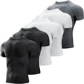 Niksa Men's Compression Shirts 3/5 Pack - Quick Dry Athletic Tops