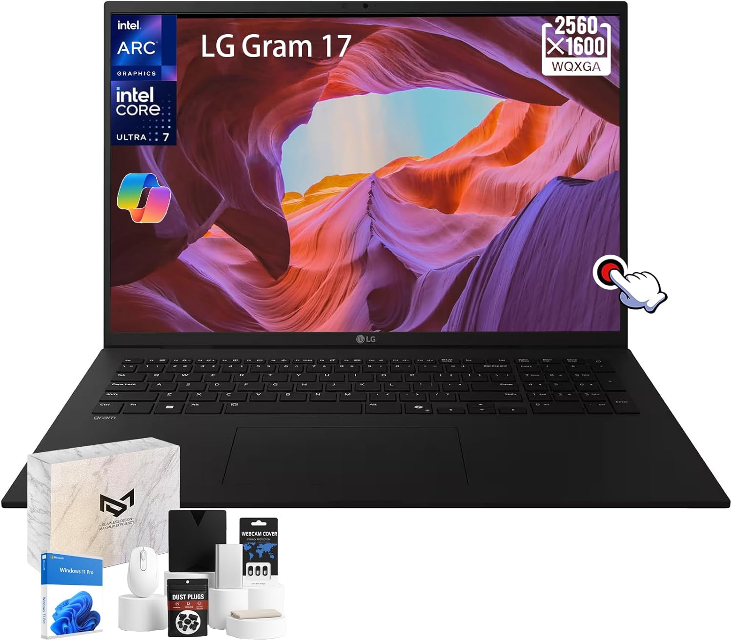 2025 LG Gram 17 Touchscreen Laptop with High-Performance Features